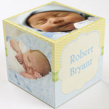 Foto-cubo de madera personalizado