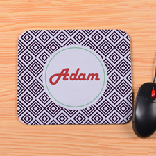 Personalized Black Diamond Mouse Pad