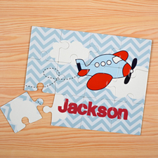 Rompecabezas personalizado para niños un simple chevron