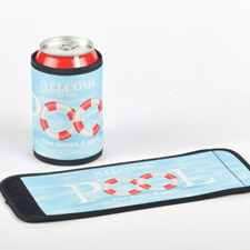 Pool Personalizada Envoltura de botella y lata personalizada