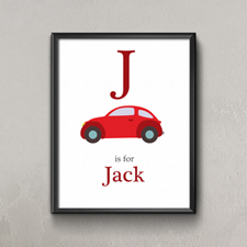 Impresión de un póster personalizado para niños, pequeño 21.59 cm x 27.94 cm