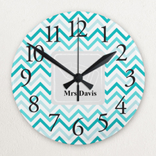 Reloj personalizado sin marco con diseño