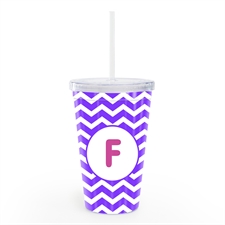 Vaso de acrílico personalizado de doble pared diseño