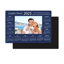 2020 Foto Calendario Imán 8.89 cm x 12.7 cm Azul