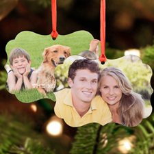 Personalized Photo Metal Ornament Ornate 3