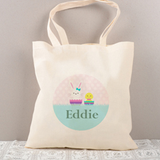 Bolsas personalizadas de pollitos de Pascua para niños