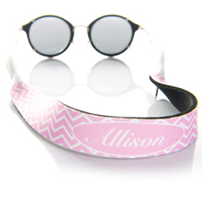 Símbolos rosados correa de gafas de sol monogramada