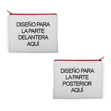 Bolsa de cosméticos de neopreno 2 lados diferentes imágenes 20.3X25.4