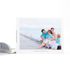 Crea tu pequeño foto-libro de tapa blanda personalizado de 21.59 cm x 27.94 cm.
