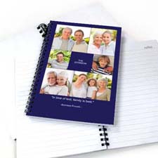 Create Your Own Blue Six Collage Notebook