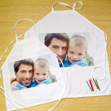 Set impreso personalizable con fotografía horizontal para niños.