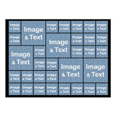 Personalizado Instagram negro 33 colage 30.48 cm x 41.91 cm rompecabezas