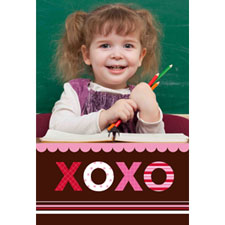 Tarjeta animada personalizable Xoxoxo. (10,16cm x 15,24cm)