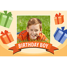  Tarjeta de felicitación lenticular personalizada para el cumpleañero