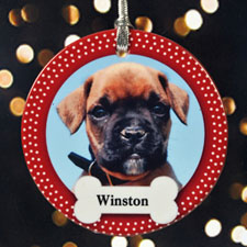 Precious Pet Personalized Photo Porcelain Ornament