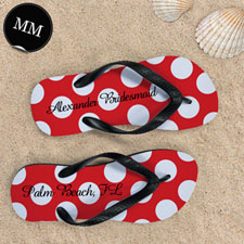 Sandalias personalizadas con nombre diseño