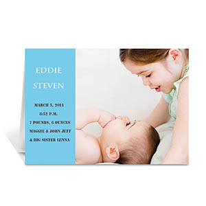 Tarjeta personalizada con fotografía 
