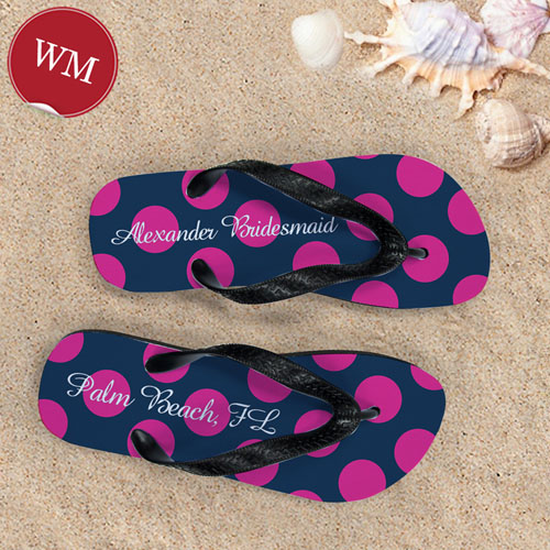Sandalias personalizadas con monograma diseño 