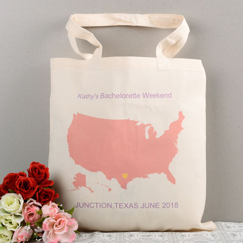  Mapa personalizado de la boda Bolsa de avión