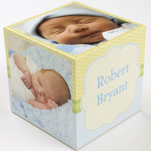 Foto-cubo de madera personalizado 