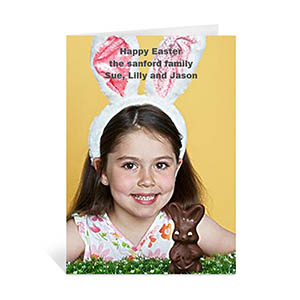 Tarjeta personalizada de felicitación con fotografía 