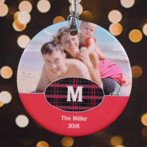 Wintering Wonders Personalized Photo Porcelain Ornament