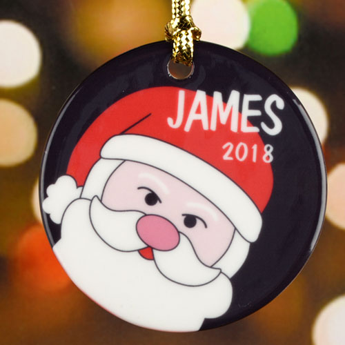 Saint Claus Personalized Ceramic Ornament