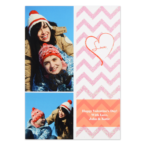 Tarjeta personalizada de San Valentín diseño 