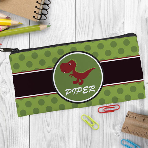 Diseñe su propio estuche para lápices de dinosaurio