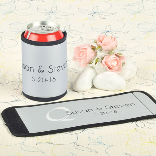 Bodas de plata personalizadaEnvoltura de botella y lata personalizada. 