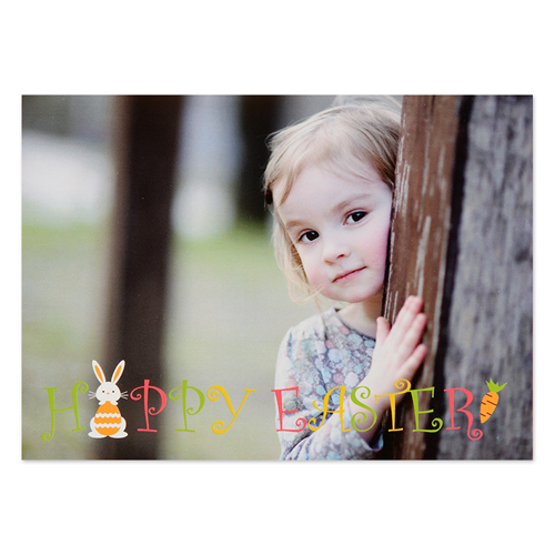 Tarjeta personalizada de pascua 