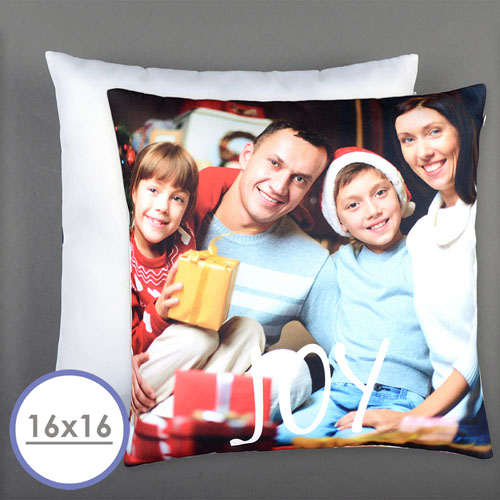 Almohada personalizada  Alegría Cojín de 40,64 cm (sin relleno) 
