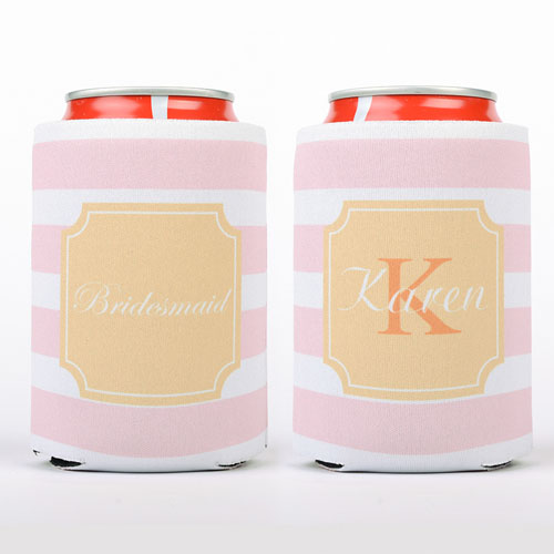 Raya rosada Personalized enfriador de latas