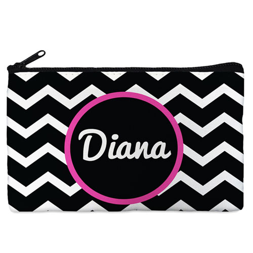Bolsa cosmética personalizada con monograma diseño 