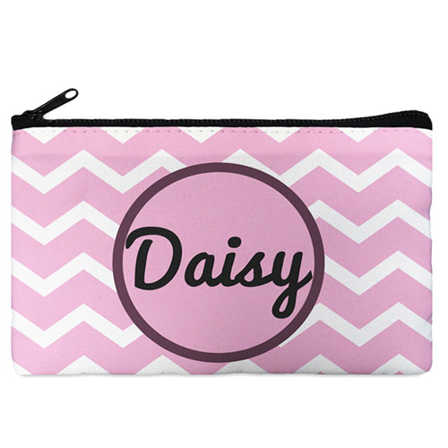 Bolsa cosmética personalizada con monograma diseño 