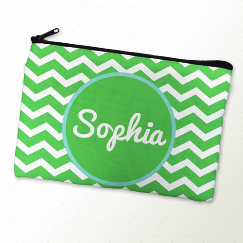Bolsa cosmética personalizada con monograma diseño 