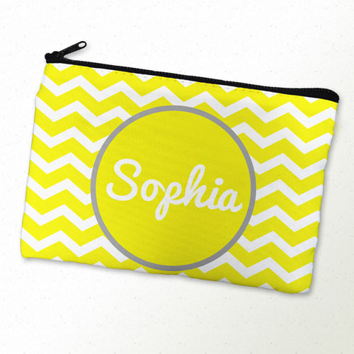 Bolsa cosmética personalizada con monograma diseño 