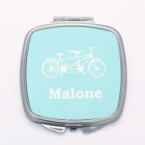 Espejo de Boda Personalizado en Bicicleta Tandem