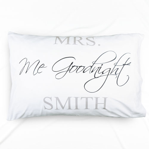 Me Goodnight Nombre personalizado Funda de almohada