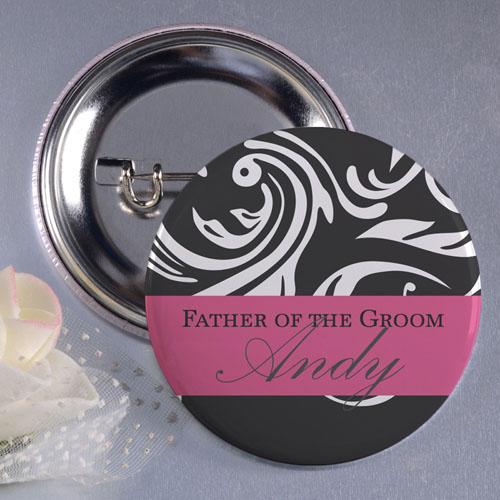 Broche alfiler redondo de 2.5 cm  