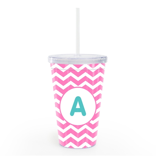 Vaso de acrílico personalizado de doble pared diseño 