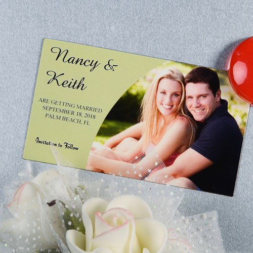 Crear e imprimir imán con foto de simple salviaage Simple personalizedo 5.08 cm x 8.89 cm Tamaño de tarjeta