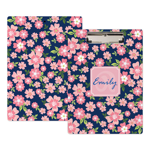 Portapapeles personalizado diseño rosa  floral