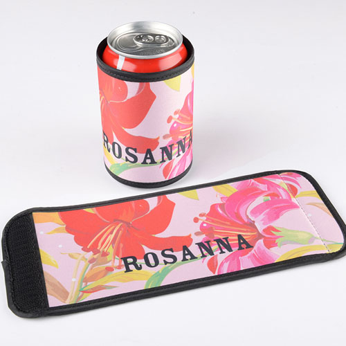 Vintage Floral Personalizada Envoltura personalizada de lata o botella