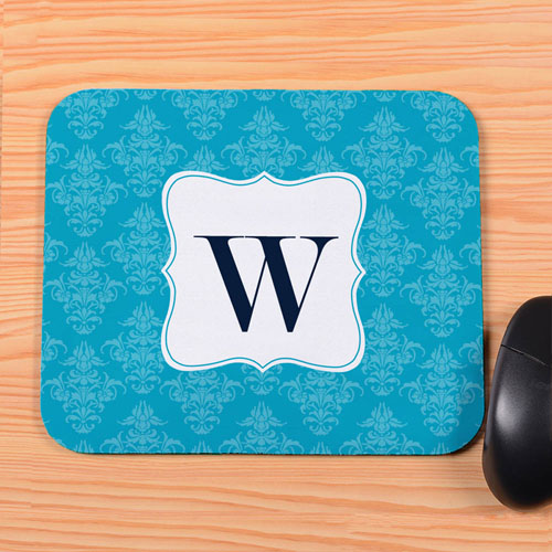 Blue Vintage Personalized Mousepad