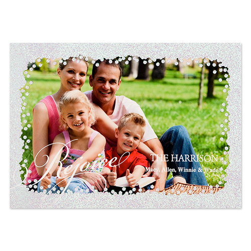 Tarjeta personalizada de Navidad diseño 