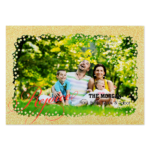 Tarjeta personalizada de Navidad diseño 