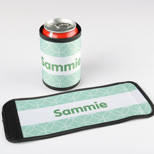 Círculo de menta Personalizado de la Envoltura de botella   y Lata 