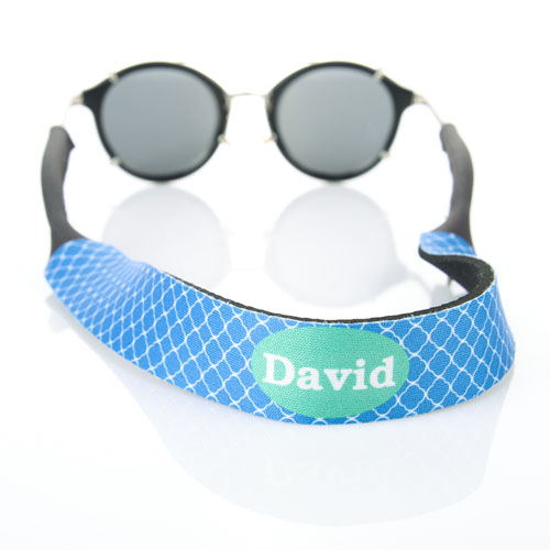 Trébol azul correa de gafas de sol a medida