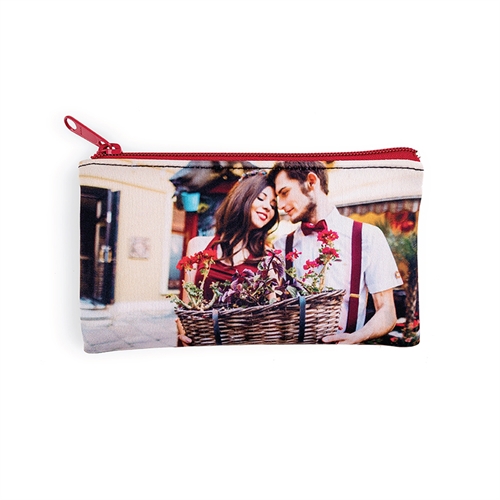 Bolsa cosmética con fotografía personalizada misma fotografía por cada lado 10.1x17.7